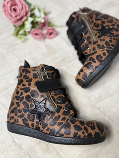 ZAPA CLASICA ANIMAL PRINT -ZTE- ZAPA TACO ESCONDIDO en internet