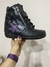 ZAPATILLA TACO ESCONDIDO BASICAS NEGRO TIRA VIOLETA - ZTE - comprar online