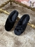PANTUFLAS DE PIEL SINTÉTICA IMPORTADA NEGRO - comprar online