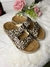 Sandalia Birk cuero Print claro