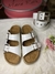 Sandalia Birk Cuero Blanco - comprar online