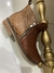 BOTA RUTH CROCO CHOCOLATE HORMA ANCHA - comprar online