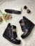 ZAPATILLA TACO ESCONDIDO TRAMADAS NEGRO ROSE GOLD - ZTE - - comprar online