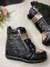 ZAPATILLA TACO ESCONDIDO TRAMADAS NEGRO ROSE GOLD - ZTE - en internet