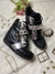 ZAPATILLA TACO ESCONDIDO CUSTOMIZADAS NEGRO Y PLATA - ZTE - comprar online