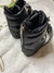 ZAPATILLA TACO ESCONDIDO CUSTOMIZADAS NEGRO Y PLATA - ZTE