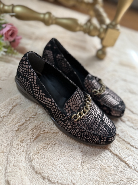 Mocasín de cuero base aereada ULTIMO 36 - comprar online
