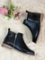 BOTA RUTH CROCO NEGRO HORMA ANCHA - comprar online