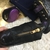 ZAPATILLA TACO ESCONDIDO BASICAS NEGRO TIRA VIOLETA - ZTE - tienda online