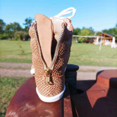 ZAPATILLA TACO ESCONDIDO TRAMADA SUELA -ZTE - Mara Ruth