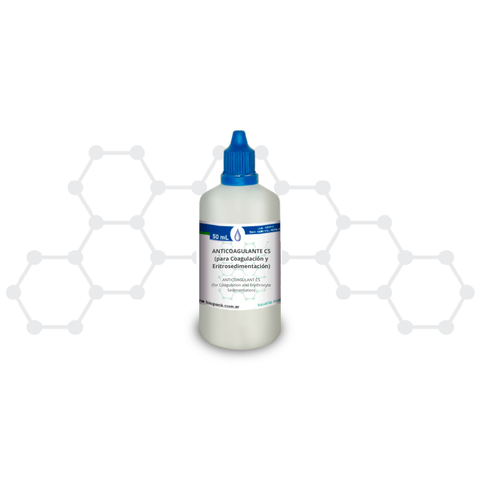 ANTICOAGULANTE CS x 50 mL. (para Coagulación y Eritrosedimentación) - comprar online