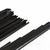 Rayos de acero inoxidable con niples negro 280 x 2 mm