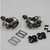 Pedales Awa Mtb M101 aluminio negro/cromado - Pachamama Bike Shop