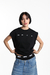 Musculosa Oversize N Star - Negro - Notte Clothing