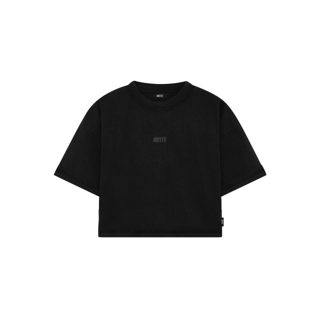 Remera Boxy - Negro thumbnail 2