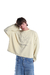 Crewneck Boxy Piaceri - Manteca - tienda online