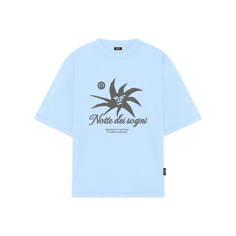 Remera Oversize The Sun - Celeste