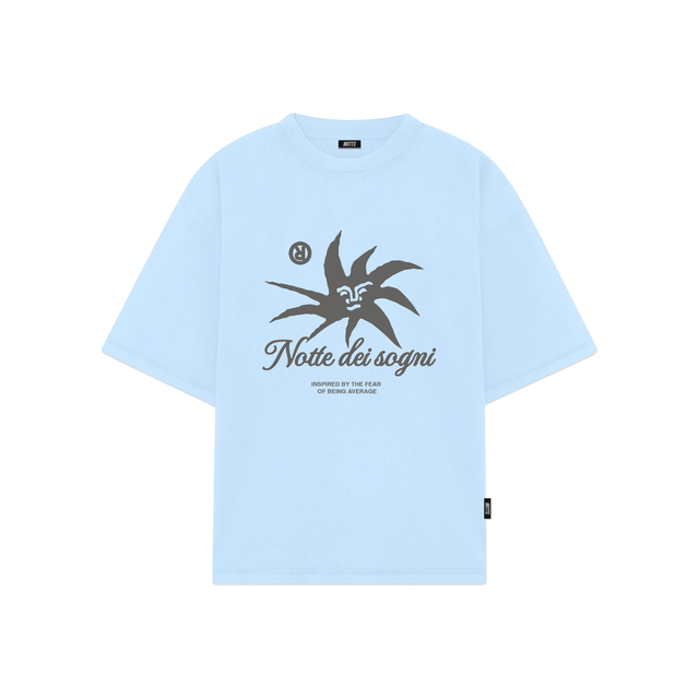 Remera Oversize The Sun - Celeste thumbnail 2