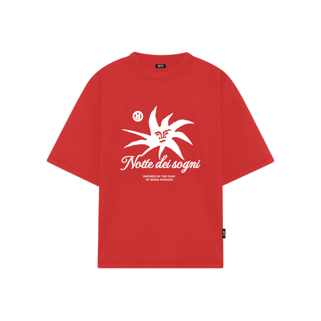 Remera Oversize The Sun - Rojo thumbnail 3