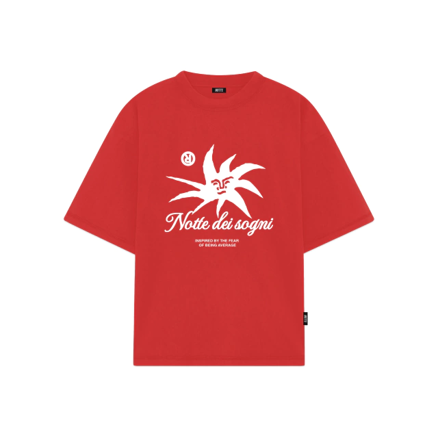 Remera Oversize The Sun - Rojo thumbnail 2