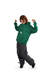 Hoodie Oversize Rave Trees - Verde en internet