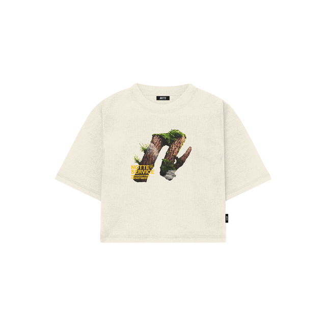 Remera Boxy Waffle - Off White thumbnail 2