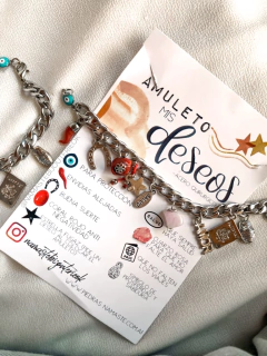 AMULETO MIS DESEOS (piedras naturales) - Piedras Namaste 