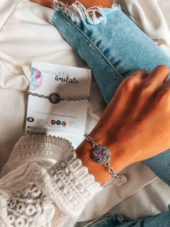 amuleto LUCKY amatista y pirita - comprar online