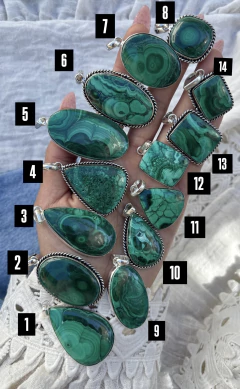 MEDALLONES INDIA MALAQUITA PUBLICACIÓN B en internet