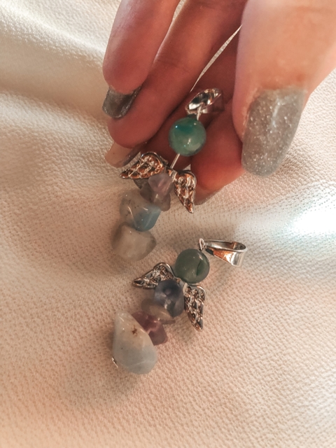 PACK dijes Angelitos x3 FLUORITA