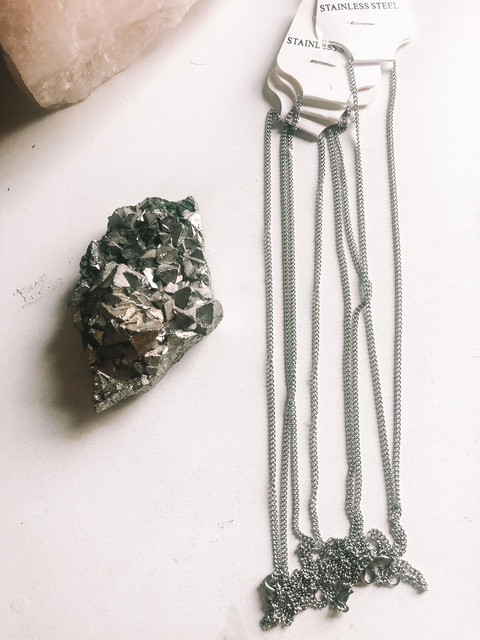 Pack cadenas collar GRUMET 50 Cm 2,5 MM