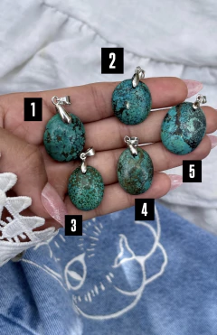 MEDALLONES DE TURQUESA TIBETANA en internet