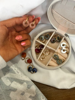 Imagen de Aros dona pi gold medium