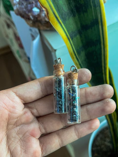 Pack dijes frasquitos energeticos DIAMANTINA X2