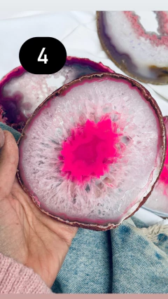 CHAPAS DE ÁGATA XL POR UNIDAD - tienda online