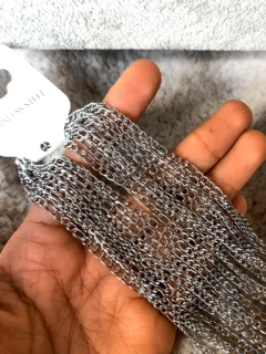 Venta pack de cadenas de acero figaro de 50 cm. Ideal armadores artesanos piedras namaste ventas a todo el país cadenas por mayor