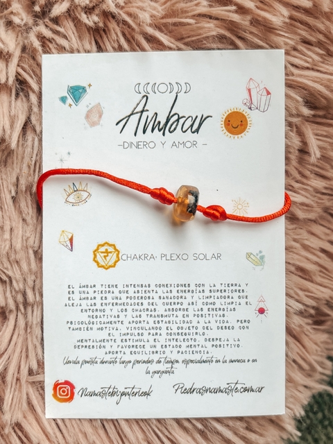 Amuleto pulsera AMBAR