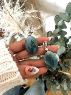 DIJES oval CHICAS PACK X3 ONIX CIELO ARTESANAL