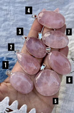 MEDALLONES INDIA CUARZO ROSA en internet