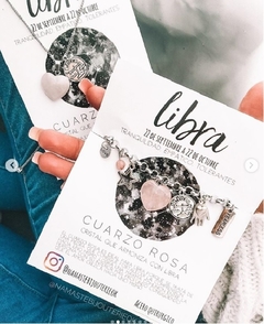 Dijes corazón piedra natural Cuarzo Rosa Piedras Naturales por mayor Namaste bijouterie
