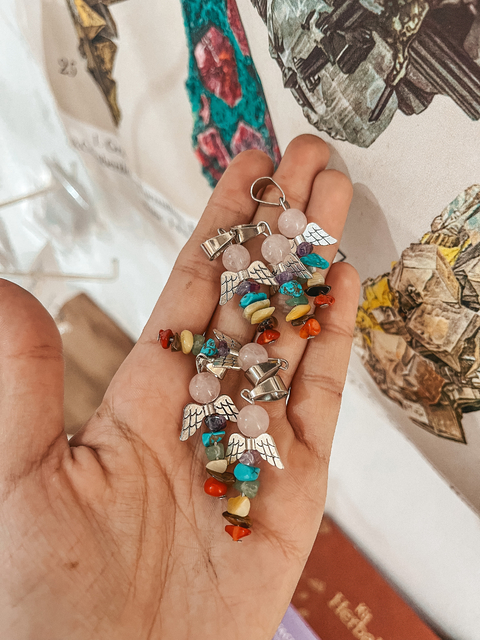 PACK de dijes Angelitos x3 siete chakras