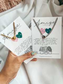 Amuleto collar amiga hermana