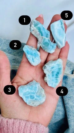 LAJAS DE LARIMAR NATURAL - comprar online
