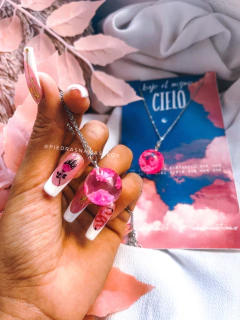 Collar BAJO EL MISMO CIELO pink (redondo) 19 mm