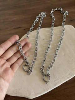Collar Espejo 50 cm con cierre marinero X2