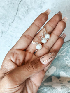 Dijes de perlas de río mini