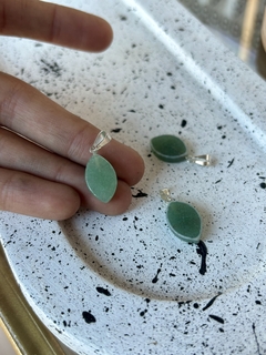 MINI HOJA CUARZO VERDE X3 U.