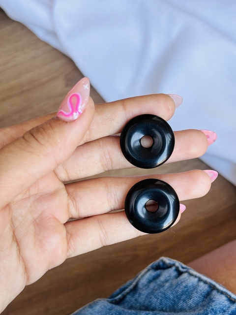DONAS PIEDRA PI DE OBSIDIANA X2 U.