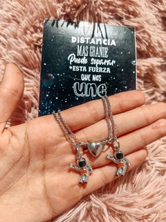 Amuleto collar GALAXY naranja