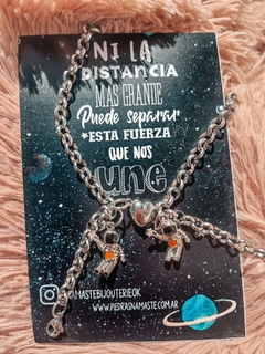 Amuleto pulseras GALAXY naranja